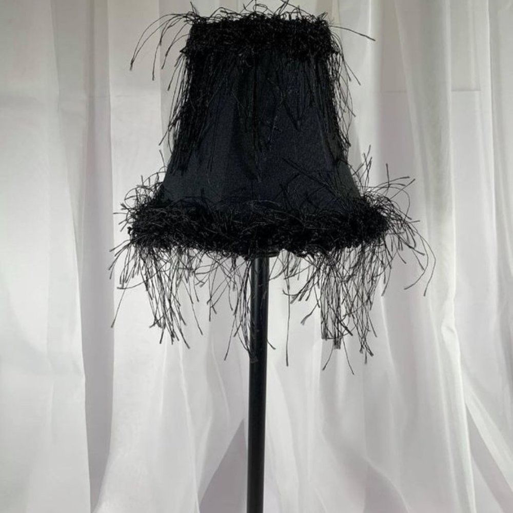 Accents & Occasions Black Frill Table Lamp 19"